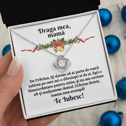 colier mama craciun gravat