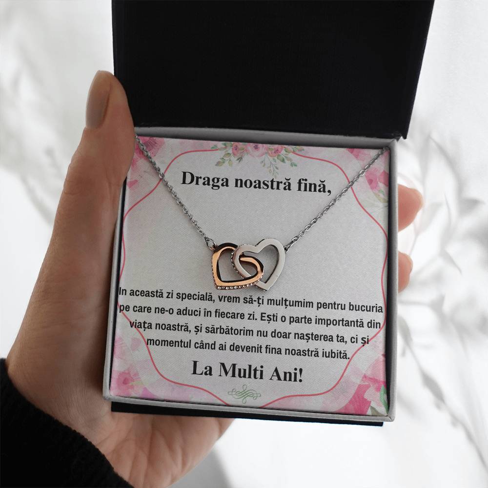 colier personalizat pentru fina