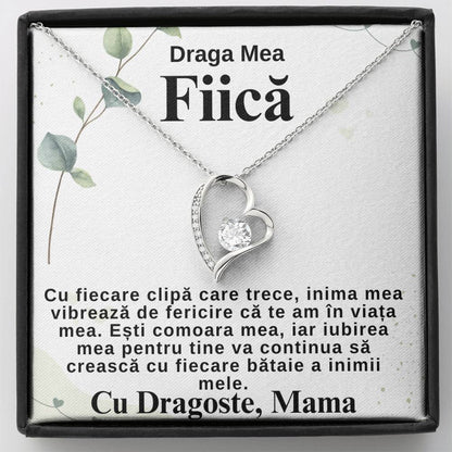 lantisor gravat pentru fiica