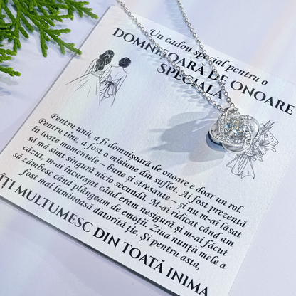 pandantiv gravat domnisoara de onoare