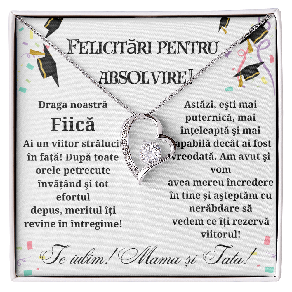 pandantiv gravat fiica absolvire