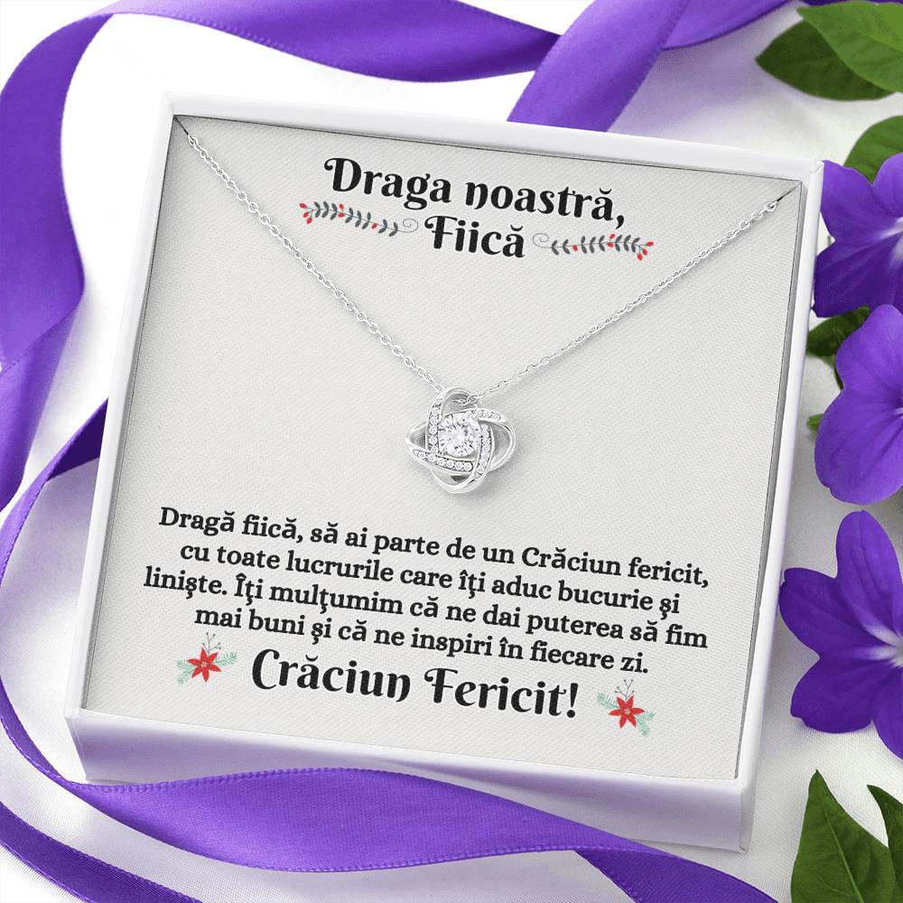 pandantiv personalizat fiica craciun