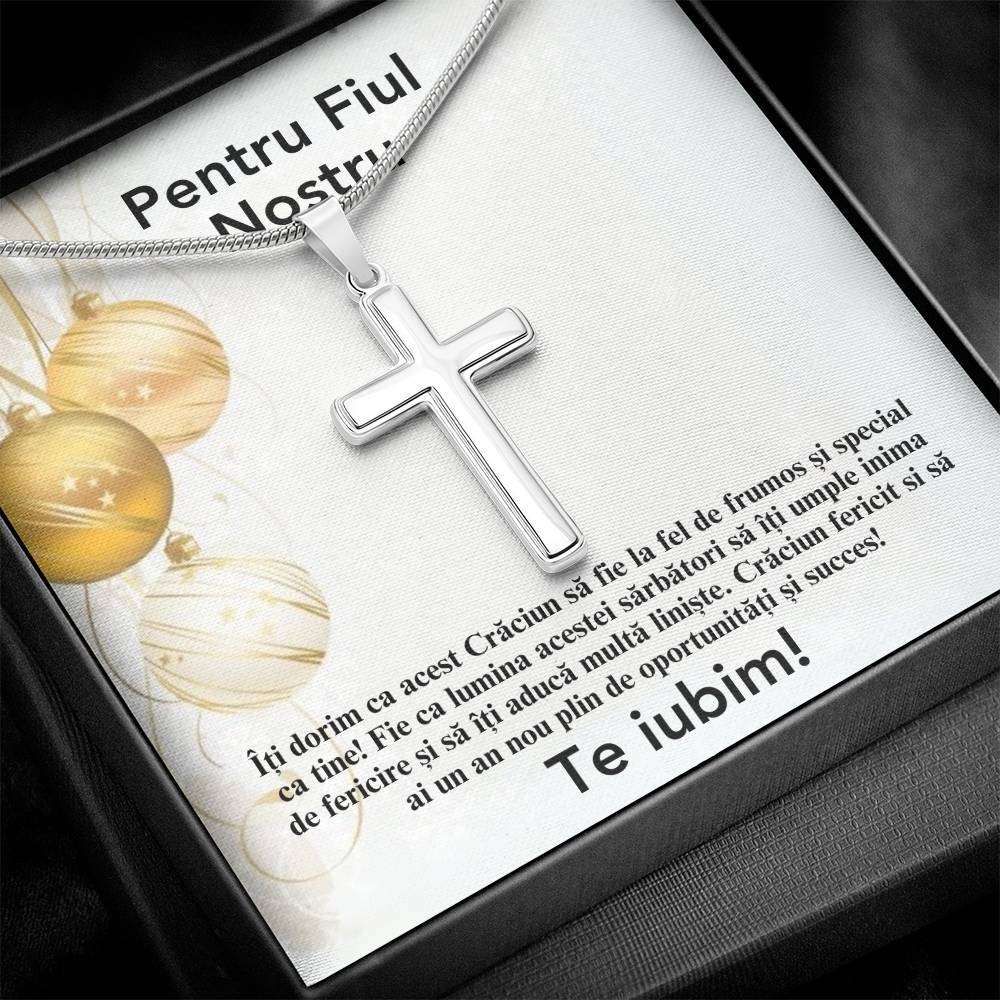 pandantiv personalizat fiu craciun
