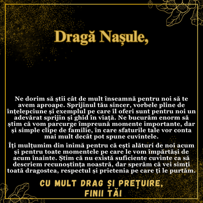 Cadou pentru Naș - Brățară Piele