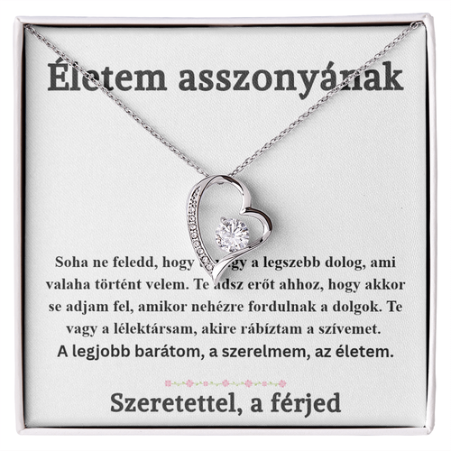 Egy Szív, Örök Szerelem – Szív Medálos Nyaklánc Szerelmemnek