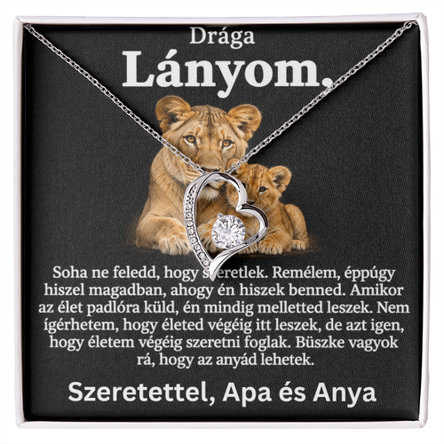 Örök emlék szeretett lányunknak – Anyától és Apától