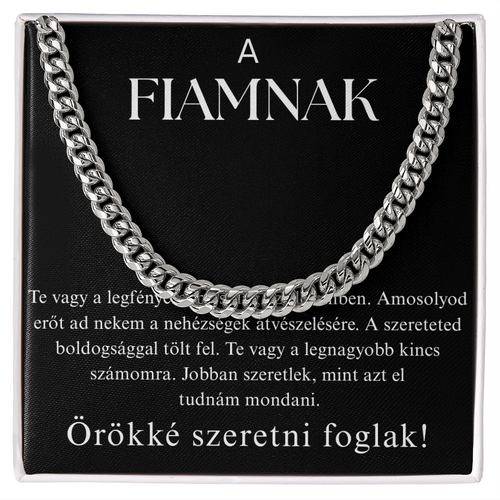 Ajándék szeretett fiamnak