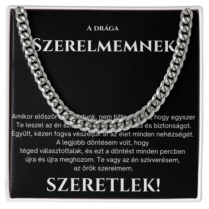 Ajándék a férjnek – Cuban Link nyaklánc