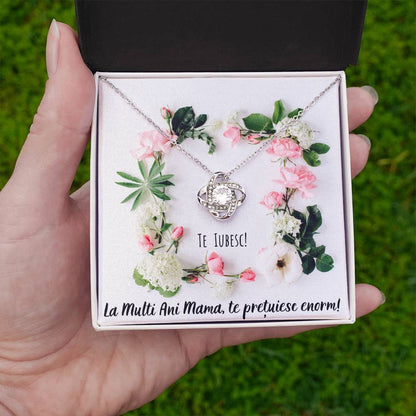 Cadou pt Mama - Colier Love Knot