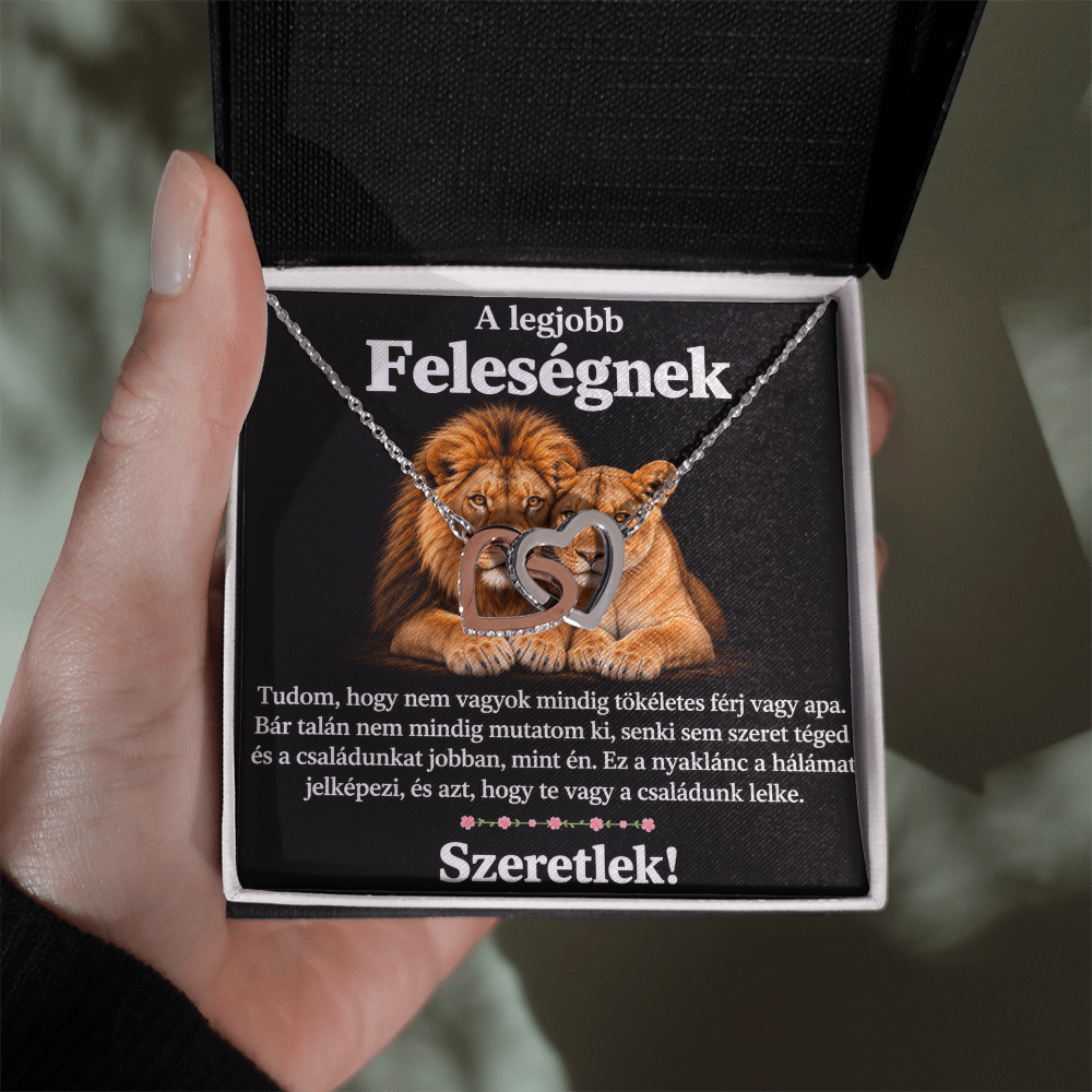 Két Szív, Egy Örök Szerelem – Szívpár Nyaklánc Feleségemnek