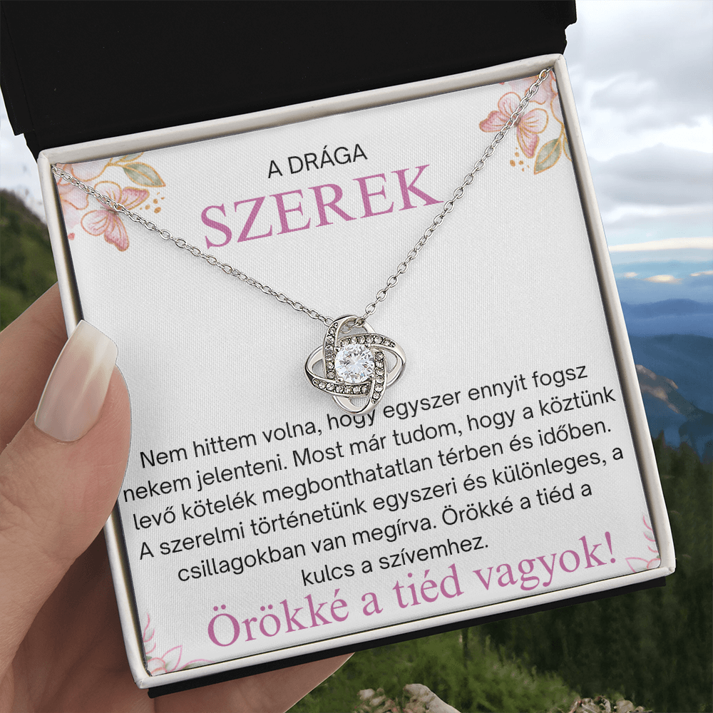 Különleges ajándék szeretett szeretlek.