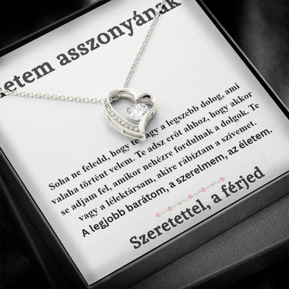 Egy Szív, Örök Szerelem – Szív Medálos Nyaklánc Szerelmemnek