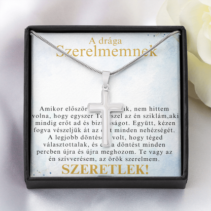 Ajándék szeretett férjemnek – Kereszt nyaklánc