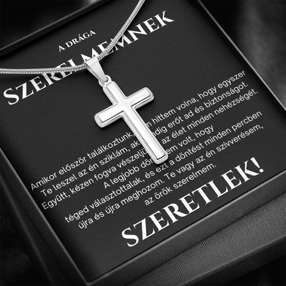Ajándék szeretett férjemnek – Kereszt nyaklánc