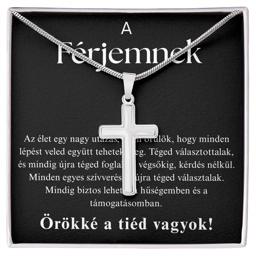 Ajándék szeretett férjemnek – Kereszt nyaklánc