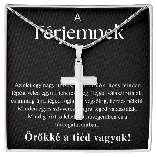 Ajándék szeretett férjemnek – Kereszt nyaklánc