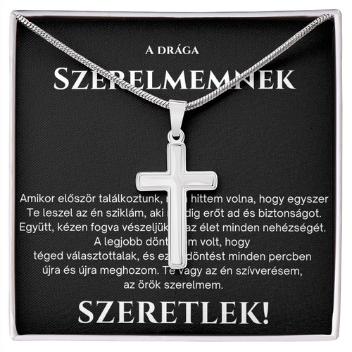 Ajándék szeretett férjemnek – Kereszt nyaklánc