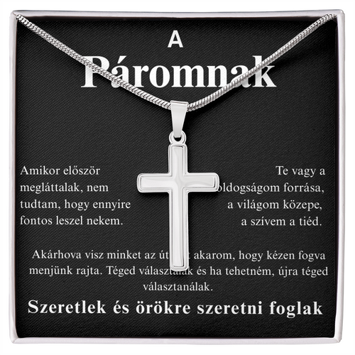 Ajándék szeretett férjemnek – Kereszt nyaklánc