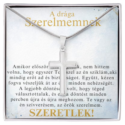 Ajándék szeretett férjemnek – Kereszt nyaklánc