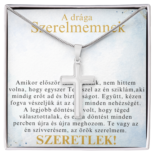 Ajándék szeretett férjemnek – Kereszt nyaklánc